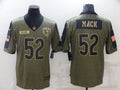 Men's Chicago Bears Khalil Mack Brown Player Game Jersey