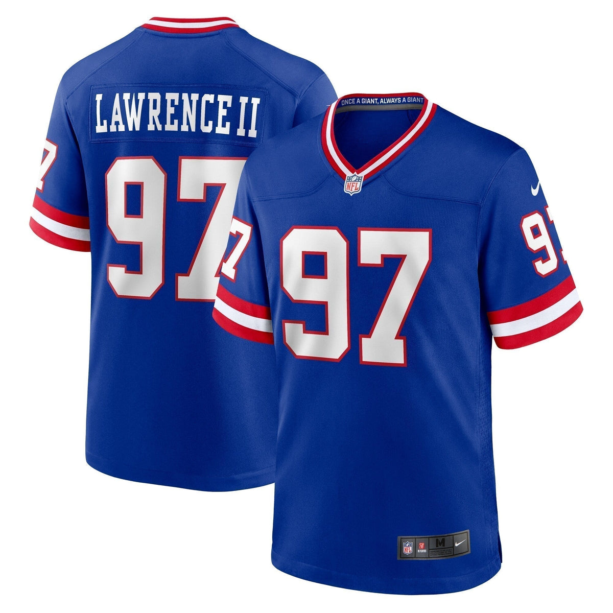 Dexter Lawrence II New York Giants  Classic Game   Jersey - Royal