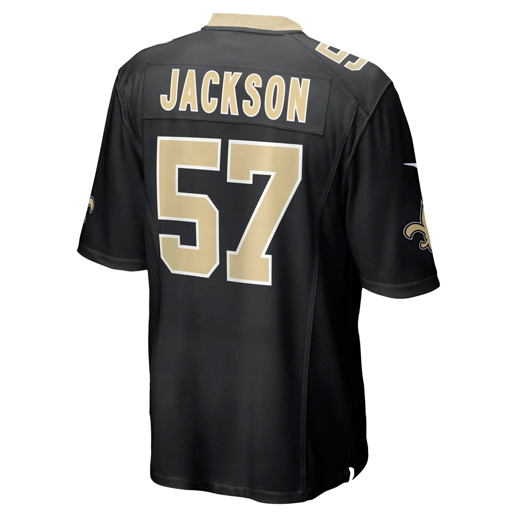 Rickey Jackson New Orleans Saints  Retired   Jersey - Black