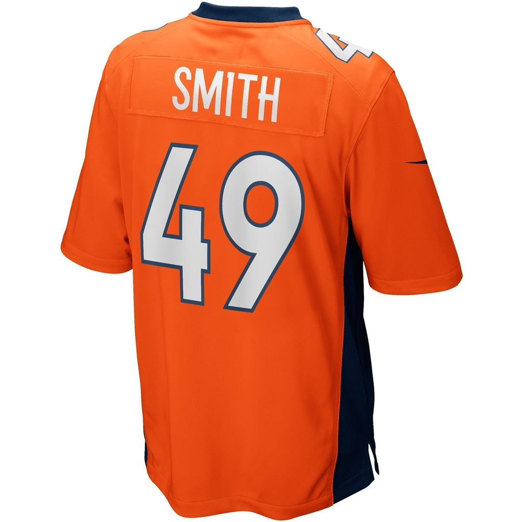 Dennis Smith Denver Broncos  Game Retired   Jersey - Orange