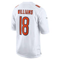 C.Bears #18 Caleb Williams Tundra White Fashion Jersey
