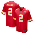 Joshua Williams Kansas City Chiefs   Game Jersey -  Red