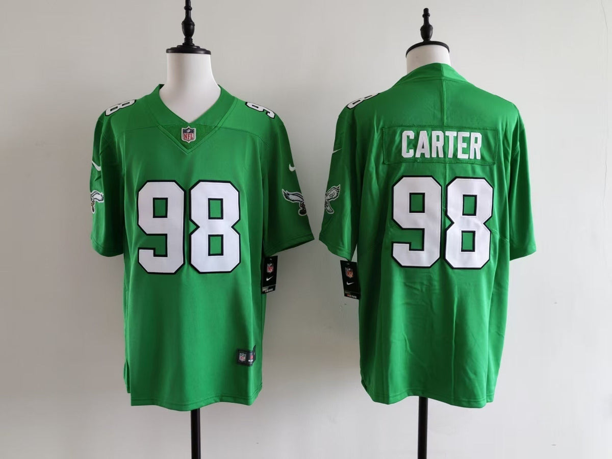 Men's Philadelphia Eagles Jalen Carter  Jersey-green