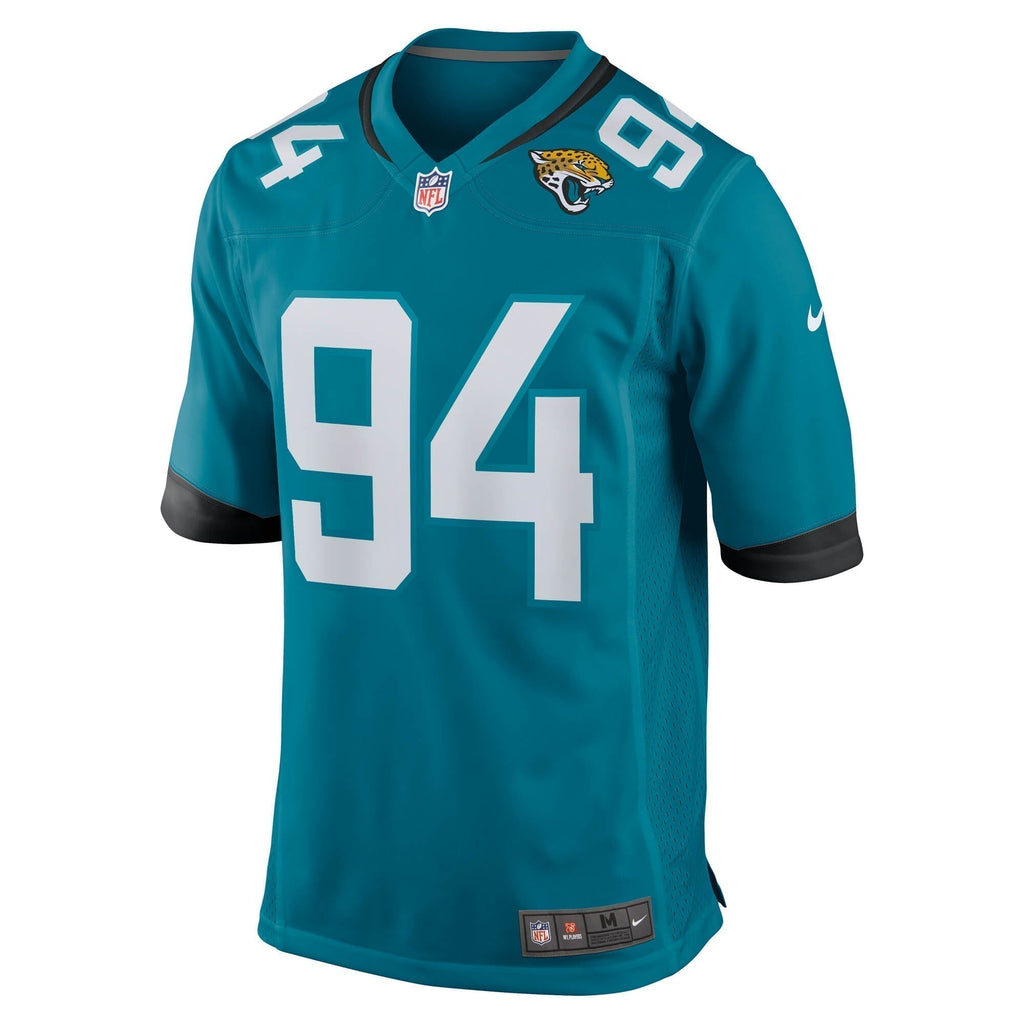 Maason Smith Jacksonville Jaguars  Team Game Jersey -  Teal