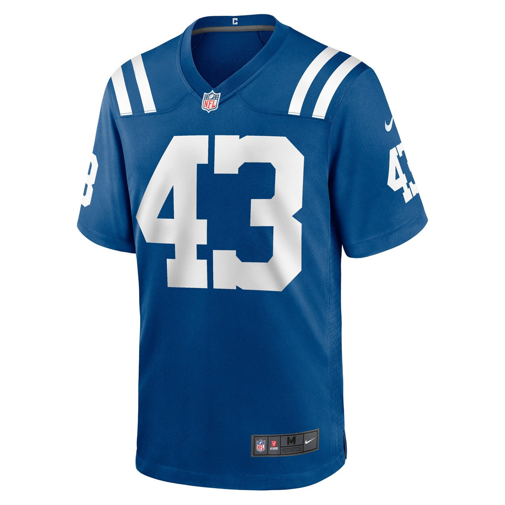 Trevor Denbow Indianapolis Colts  Game   Jersey - Royal