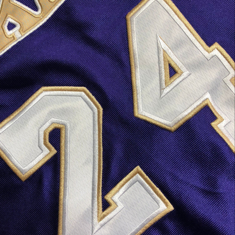 Kobe Bryant 2020 Hall of Fame Purple Fully Embroidered 24# Jersey