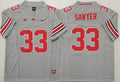 Men's Ohio State Buckeyes Jack Sawyer Gray Player Game Jersey