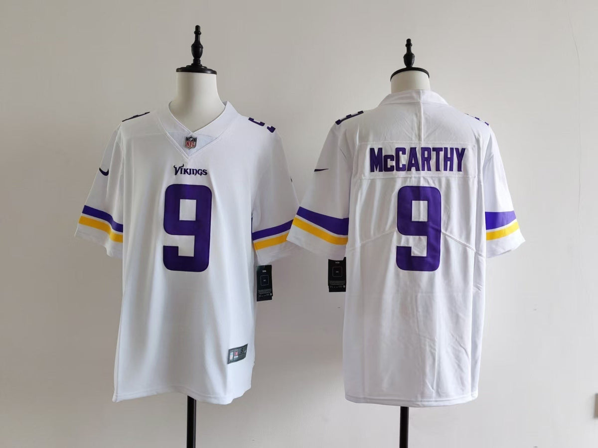 Men's Minnesota Vikings J.J. McCarthy  Jersey -  White#9