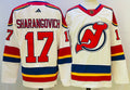 Men's New Jersey1 Devils Yegor Sharangovich #17 White Game Jersey1