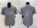 Men's Detroit Lions Sam LaPorta Gray Player Jersey Joint Edition
