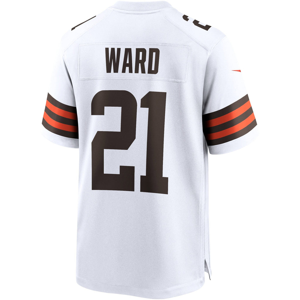 Denzel Ward Cleveland Browns Game Jersey - White