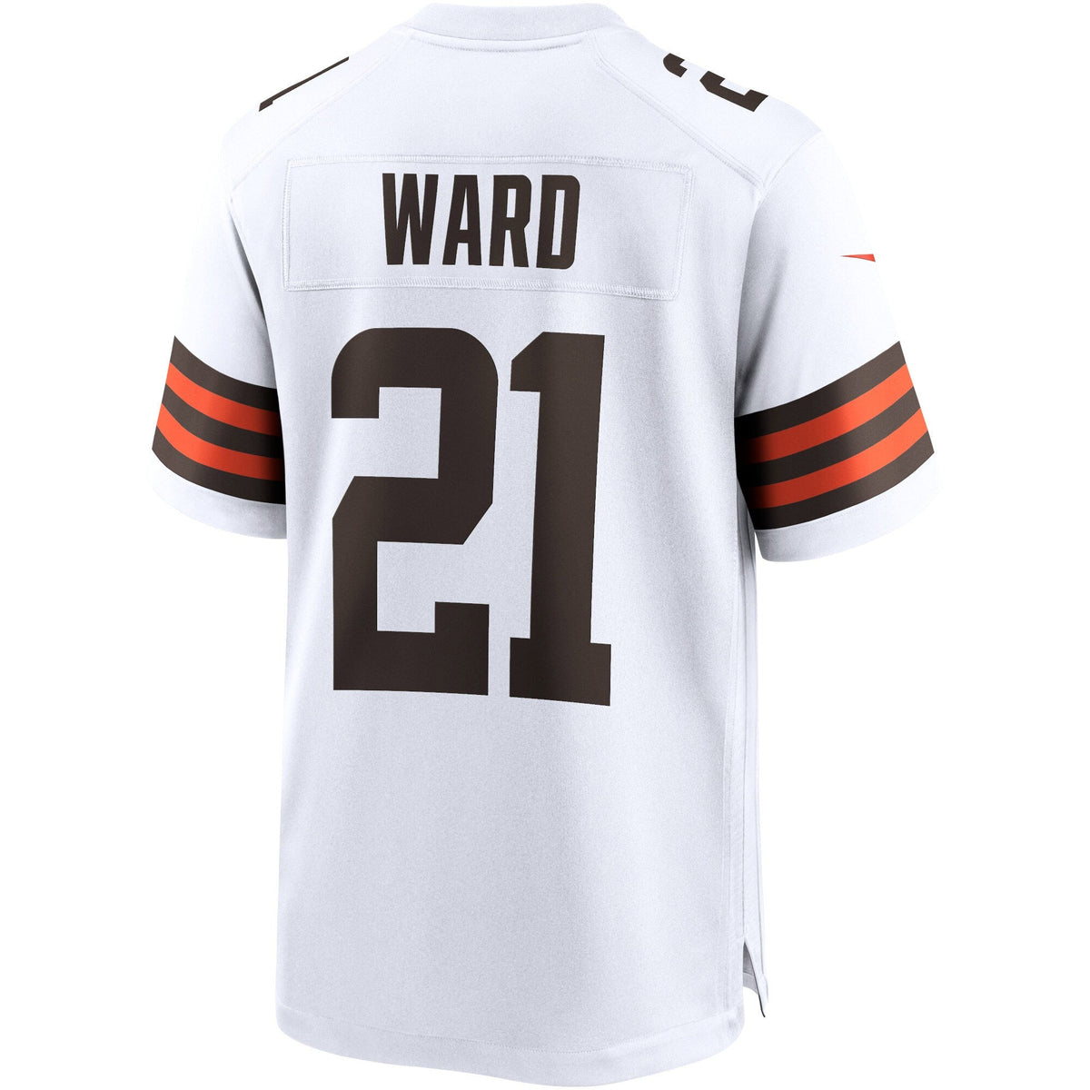 Denzel Ward Cleveland Browns Game Jersey - White