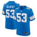 DaRon Gilbert Detroit Lions  Game Jersey -  Blue