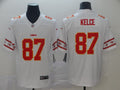 Men's Kansas City Chiefs Travis Kelce #87 White Game Player Jersey1