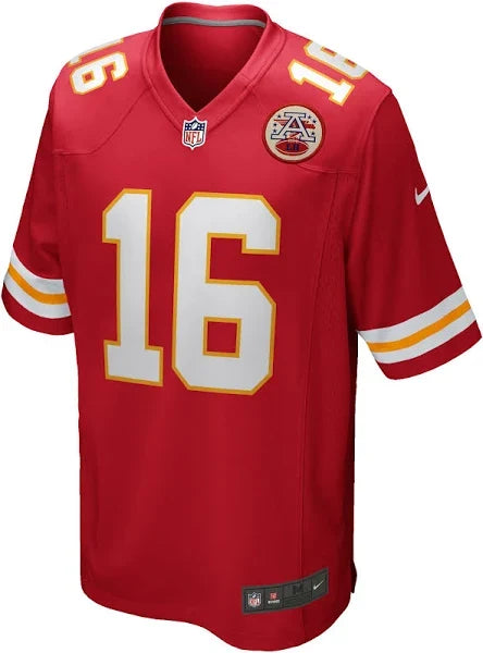Men's  Len Dawson Red Kansas City Chiefs Game Retired Player Jersey