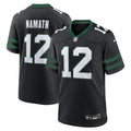 Joe Namath New York Jets  Alternate Retired   Game Jersey - Legacy Black