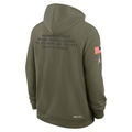 Men's Indianapolis Colts  Olive 2025 Salute to Service Sideline Standard Issue Dri-FIT Hoodie