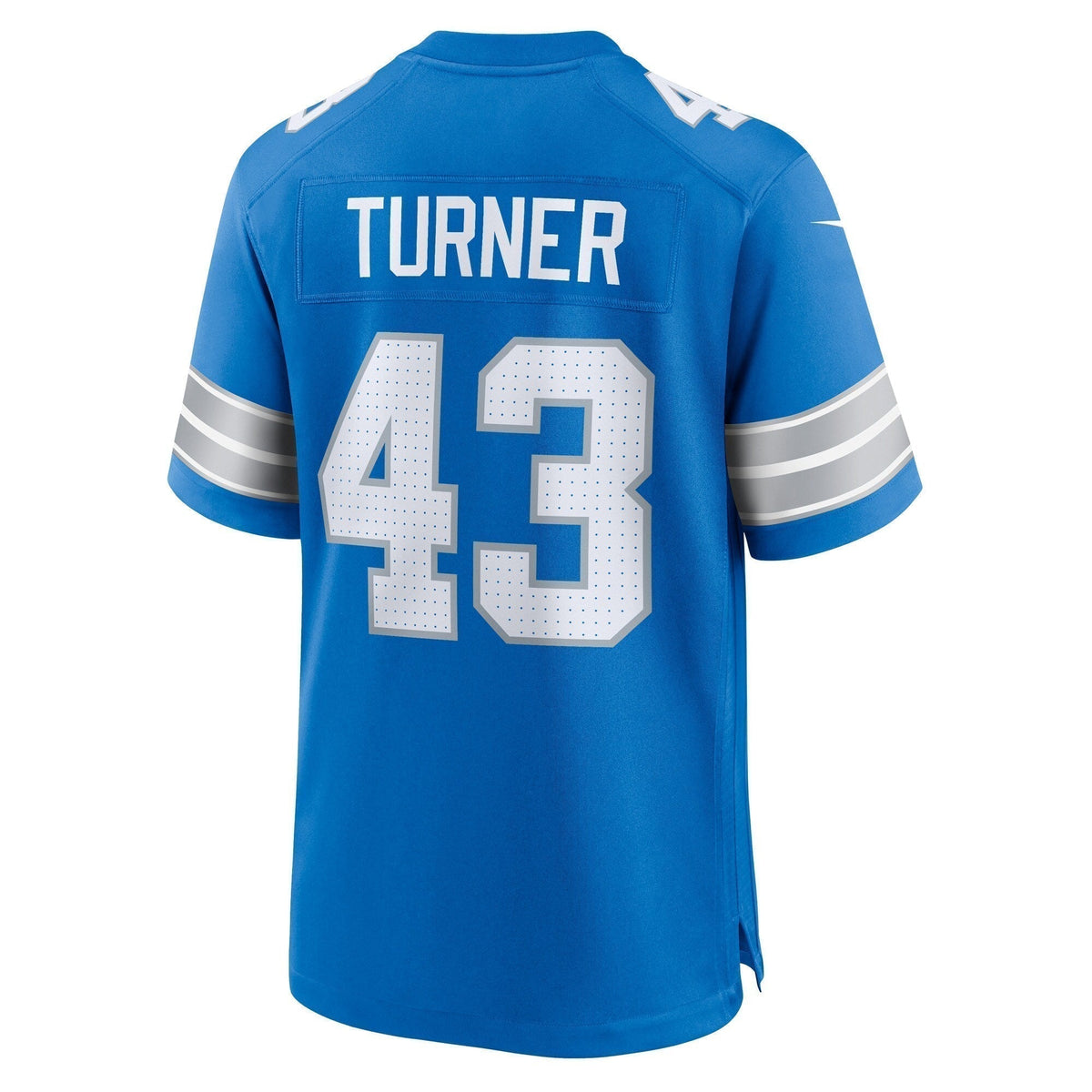 James Turner Detroit Lions  Game Jersey -  Blue