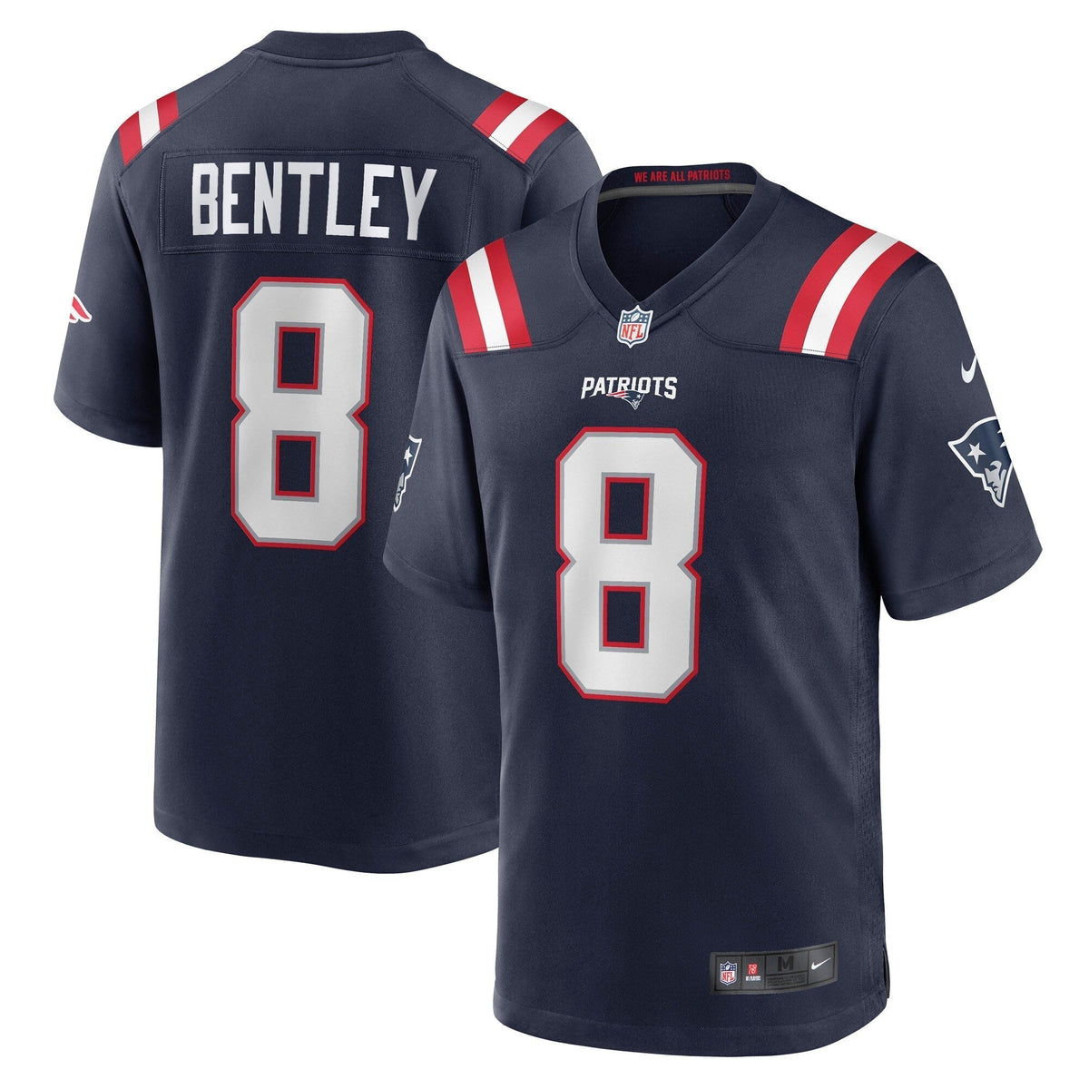 Ja'Whaun Bentley New England Patriots  Game   Jersey - Navy