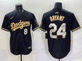 Men's Los Angeles Dodgers Kris Bryant -24 Black Replica Player Jersey