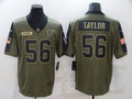 Men's New York Giants Lawrence Taylor Brown Game Jersey