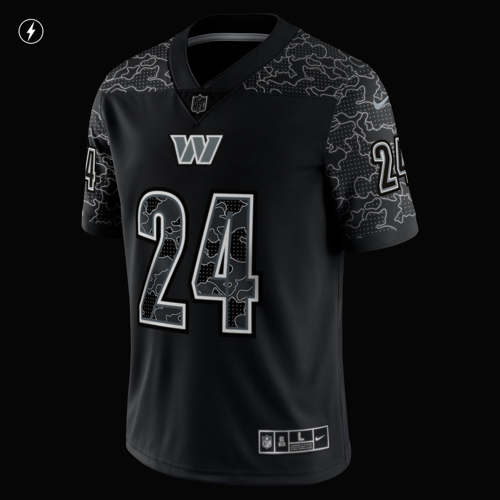 Antonio Gibson Washington Commanders  RFLCTV Limited Jersey - Black