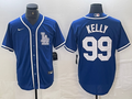 Men's Los Angeles Dodgers Joe Kelly Blue Limited Player Jersey