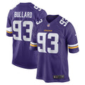 Jonathan Bullard Minnesota Vikings  Game   Jersey - Purple
