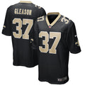 Steve Gleason New Orleans Saints  Game Retired   Jersey - Black