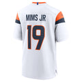 D.Broncos #19 Marvin Mims Jr White Game Jersey