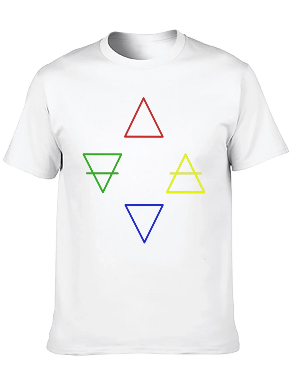 Elements Symbol Graphic T-Shirt - Earth Fire Water Air