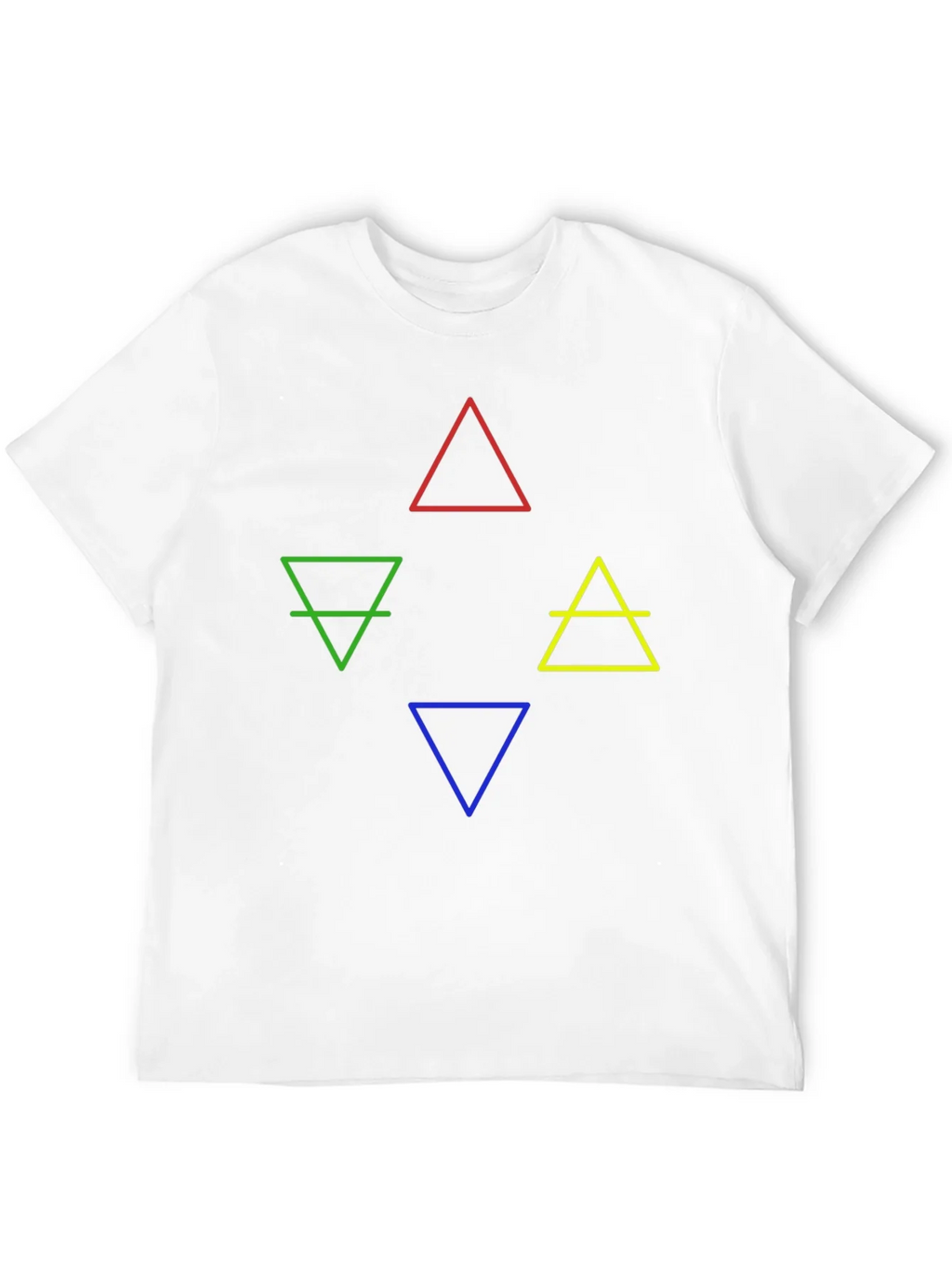 Elements Symbol Graphic T-Shirt - Earth Fire Water Air