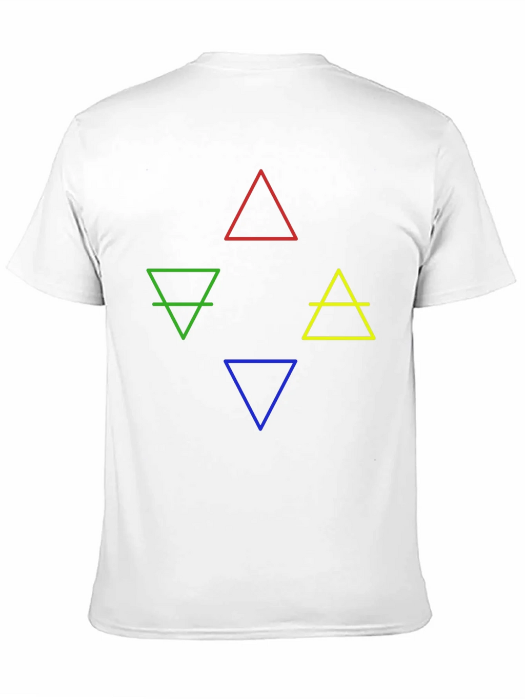 Elements Symbol Graphic T-Shirt - Earth Fire Water Air