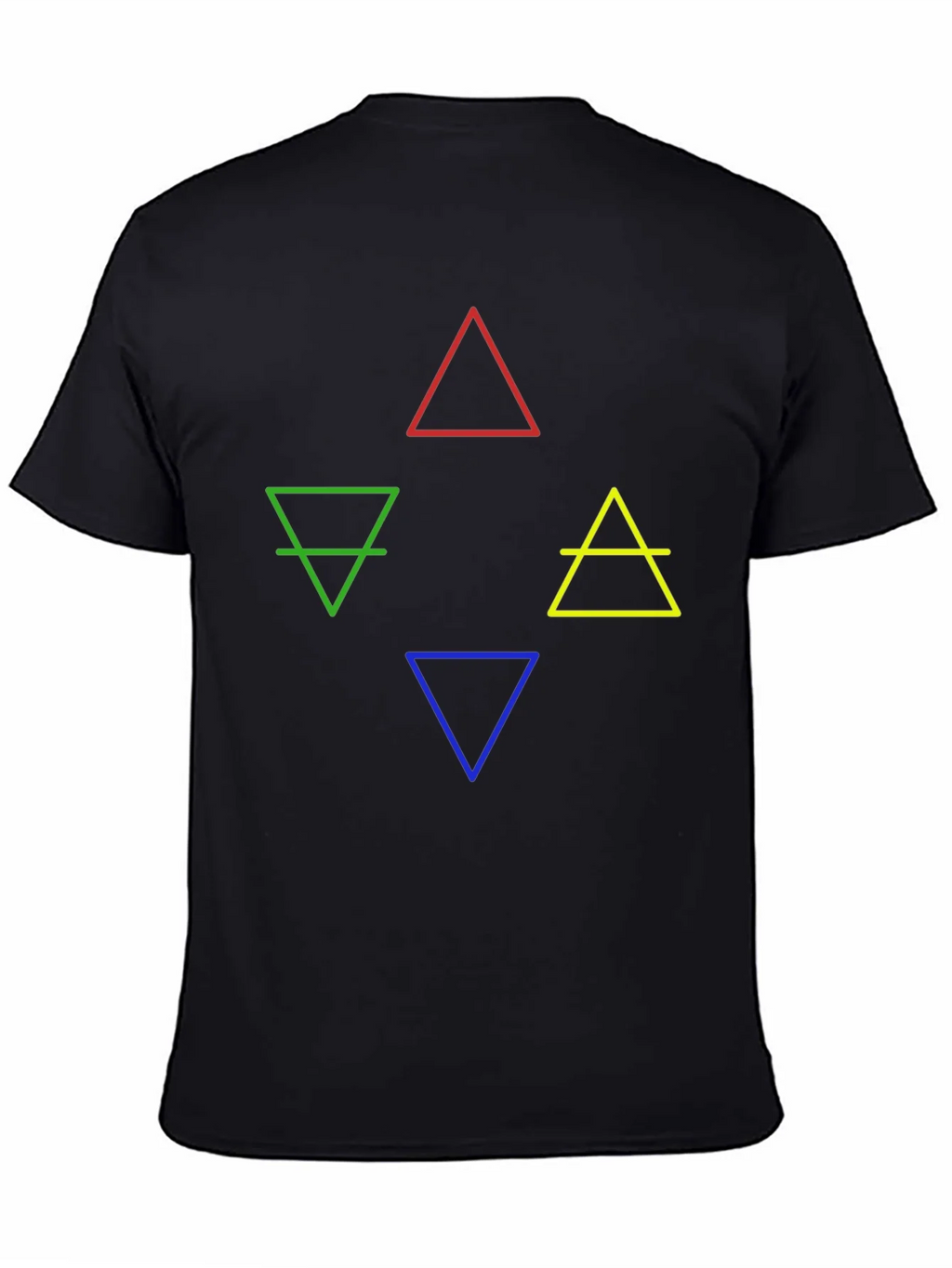 Elements Symbol Graphic T-Shirt - Earth Fire Water Air