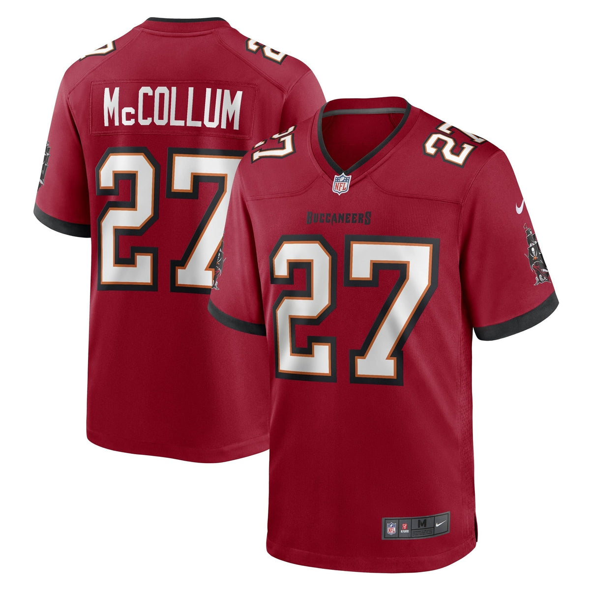Tampa Bay Buccaneers Zyon McCollum Red Game Player Jersey