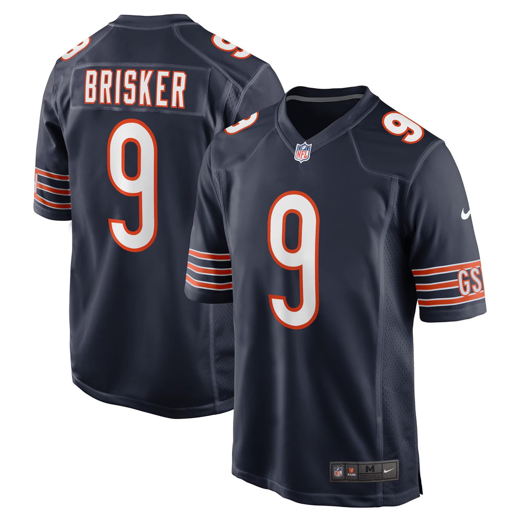 Chicago Bears Jaquan Brisker Navy Game Player Jersey