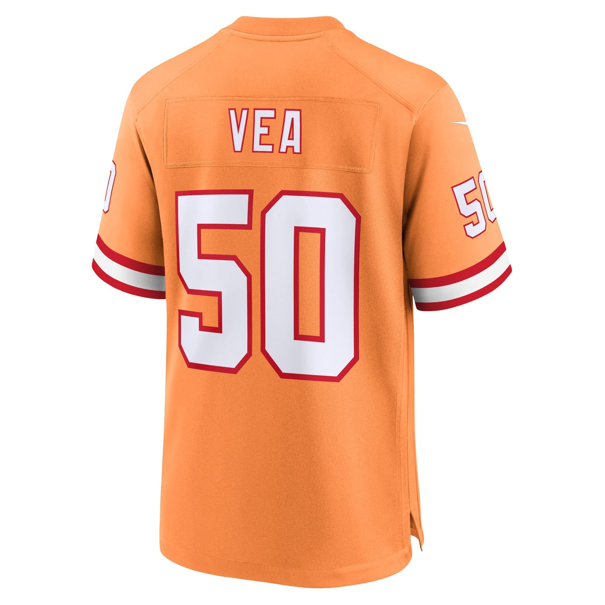 Tampa Bay Buccaneers Vita Vea Creamsicle 50th Season Game Jersey
