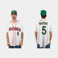 #5 ALEK THOMAS MEXICO BASEBALL 2023 WORLD BASEBALL CLASSIC JERSEY C WHITE Stitches Baseball Jerseys
