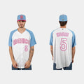 #5 ALEK THOMAS MEXICO BASEBALL 2023 WORLD BASEBALL CLASSIC JERSEY C WHITE BLUE Stitches Baseball Jerseys