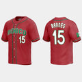 #15 AUSTIN BARNES MEXICO BASEBALL 2023 WORLD BASEBALL CLASSIC REPLICA JERSEY C RED Stitches Baseball Jerseys
