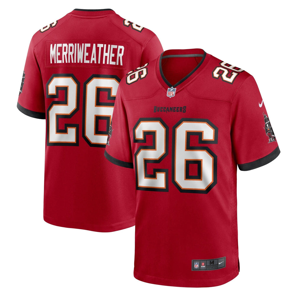 Tampa Bay Buccaneers Kaevon Merriweather Red Game Jersey