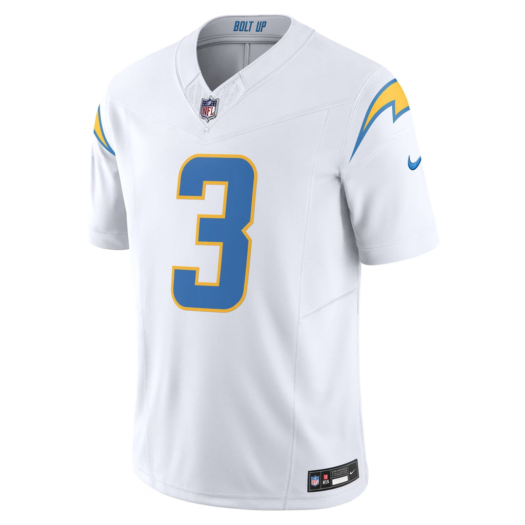 Los Angeles Chargers Derwin James Jr. White Vapor F.U.S.E. Limited Jersey