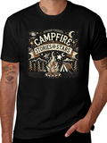 Campfire Stories and Stars Graphic Tee