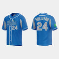 #24 BRETT SULLIVAN ITALY BASEBALL 2023 WORLD BASEBALL CLASSIC JERSEY C ROYAL Stitches Baseball Jerseys