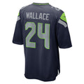 Seattle Seahawks K'Von Wallace College Navy Game Jersey