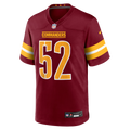 Washington Commanders Preston Smith Burgundy Team Game Jersey