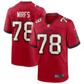 Tampa Bay Buccaneers Tristan Wirfs Red Player Game Jersey