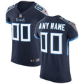 Tennessee Titans Navy Vapor Untouchable Custom Elite Jersey