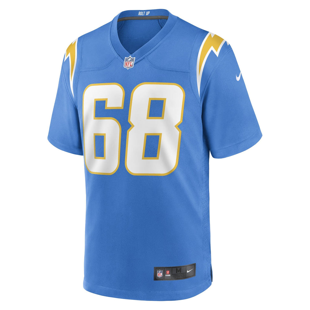 Los Angeles Chargers Jamaree Salyer Powder Blue Game Player Jersey