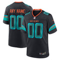 Miami Dolphins Navy 2025 Rivalries Collection Custom Game Jersey
